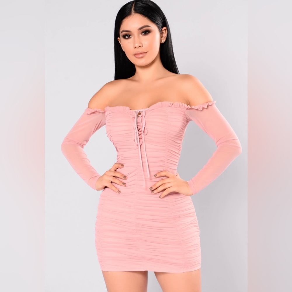 Pink Fashionnova Dress